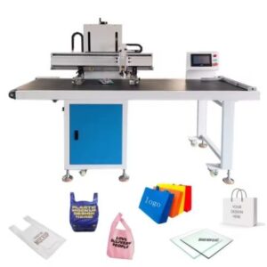 Maszyna do sitodruku na płasko z taśmociągiem 35x55cm, sitodruk na torbach